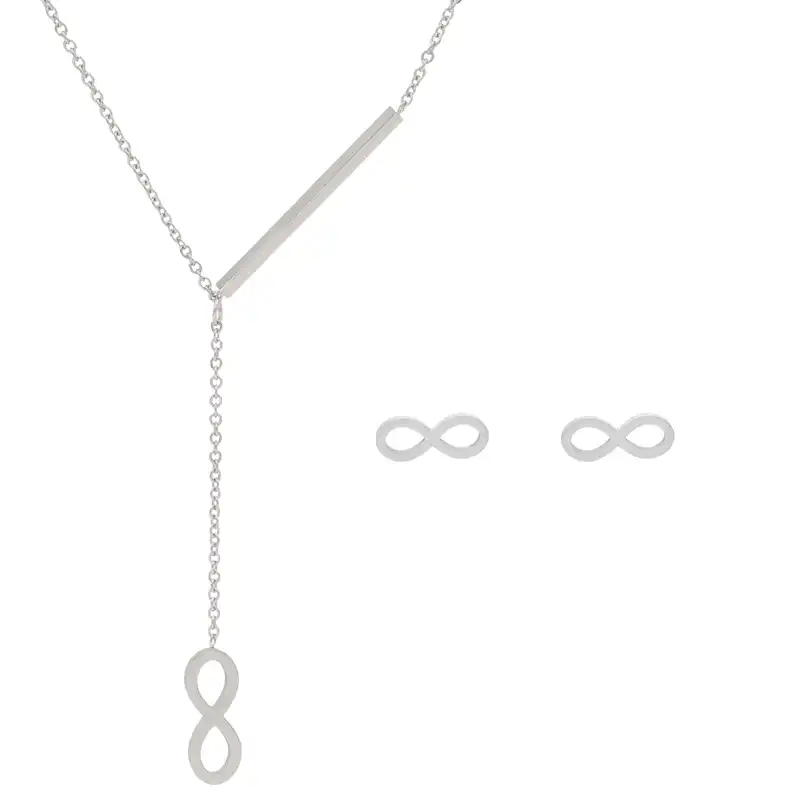 نیم ست زنانه بهارگالری طرح بینهایت کد 209076SL