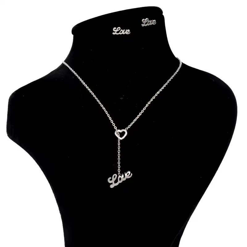 نیم ست زنانه بهارگالری طرح Love کد 209077S