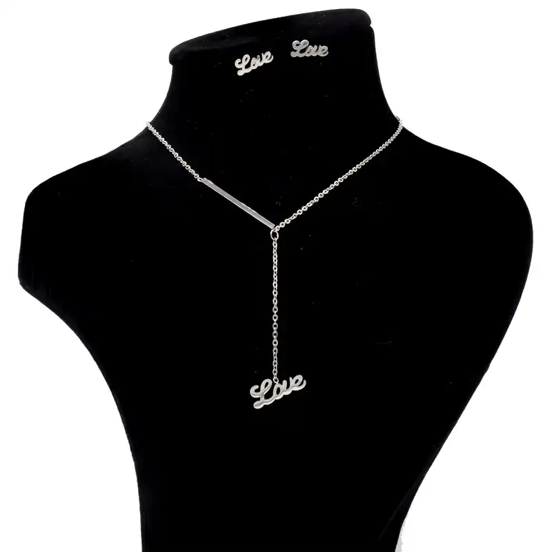 نیم ست زنانه بهارگالری طرح Love کد 209078SL