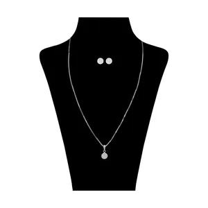 نیم ست نقره زنانه کد k 93