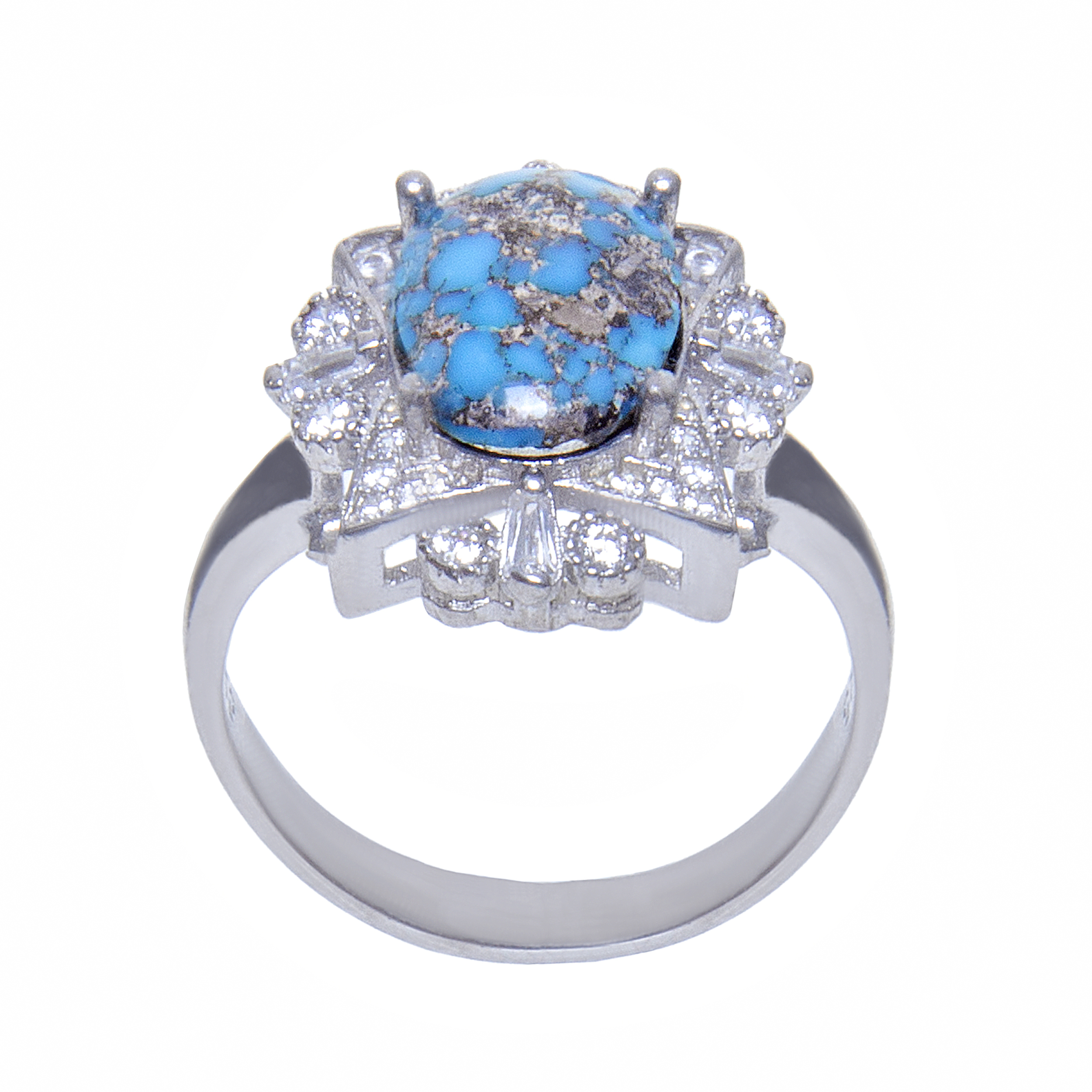 انگشتر نقره زنانه کد AWR-155