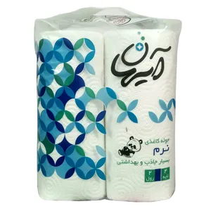دستمال حوله کاغذی آیهان مدل 102 بسته 2 عددی