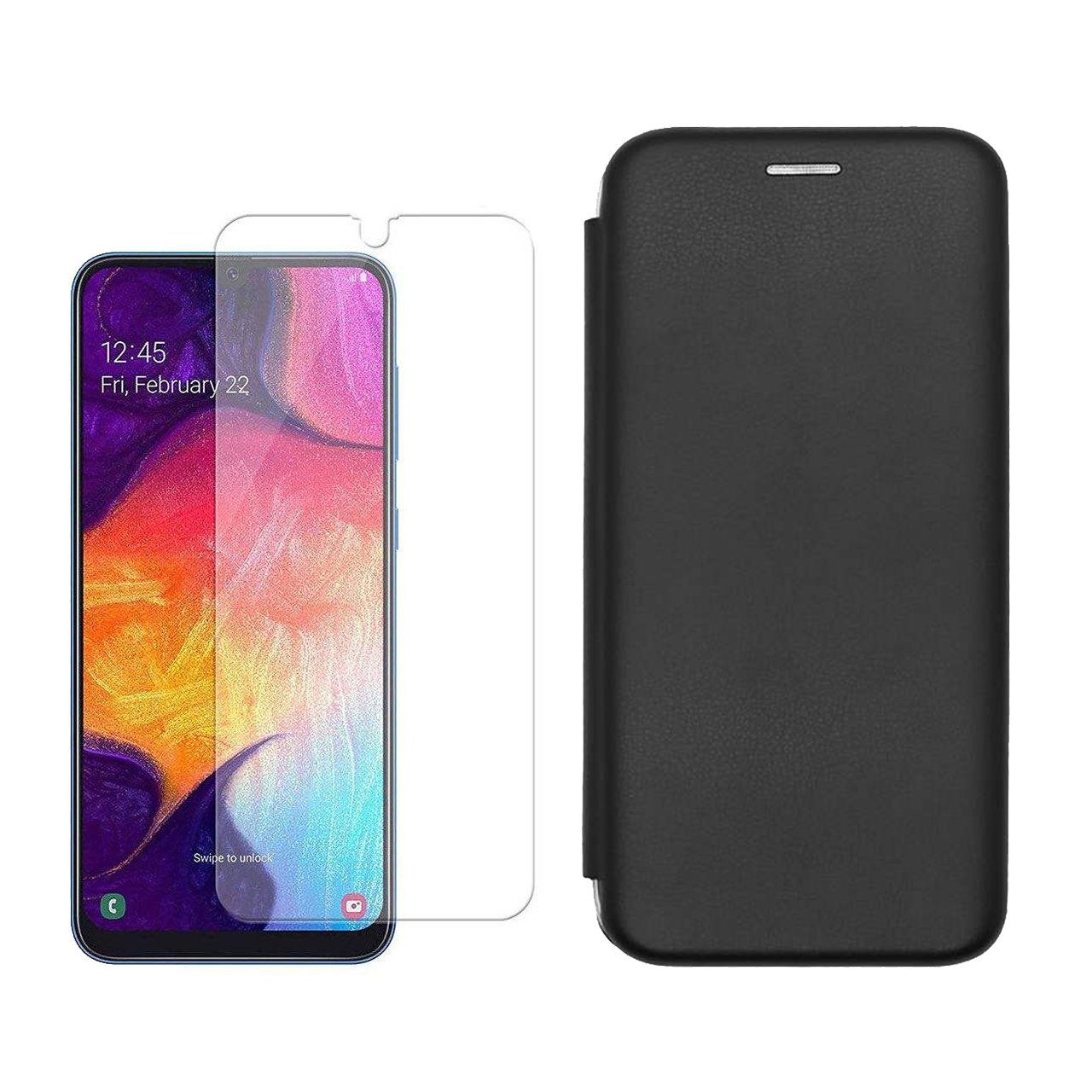کیف کلاسوری مسیر مدل MMGNT- MGMJ-1 مناسب برای گوشی موبایل سامسونگ Galaxy A50 به همراه محافظ صفحه نمایش