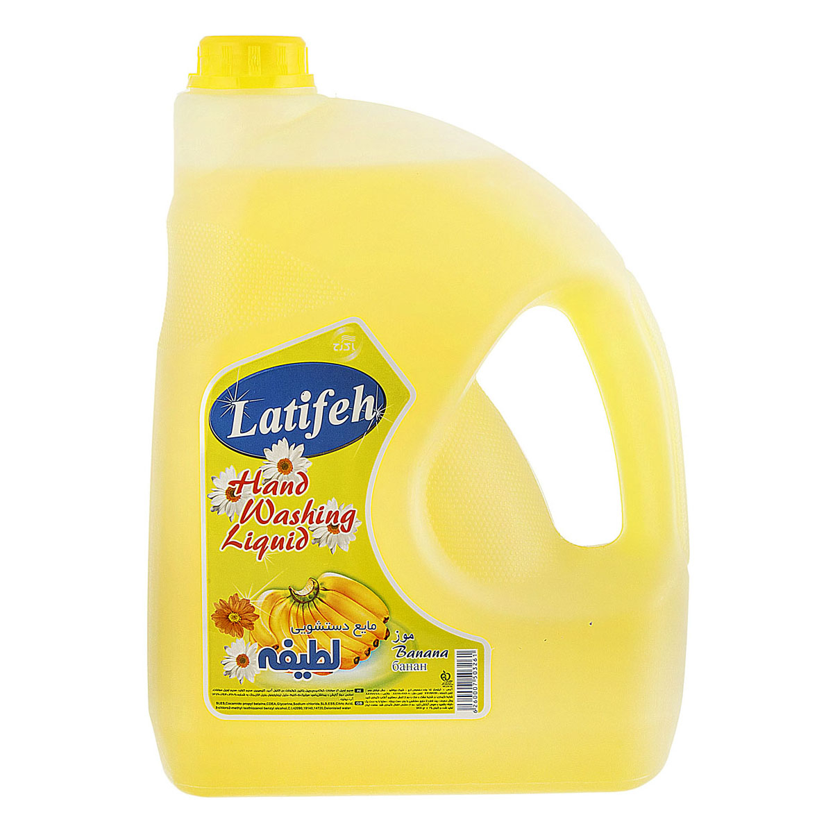 مایع دستشویی لطیفه مدل banana حجم 3.8 لیتر