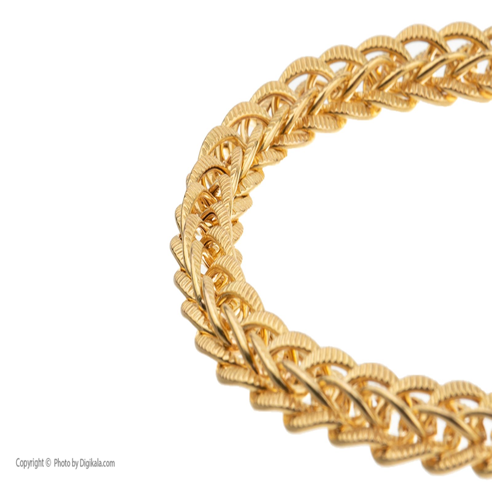 دستبند النگو طلا 18 عیار زنانه آلند کد D33 -  - 2