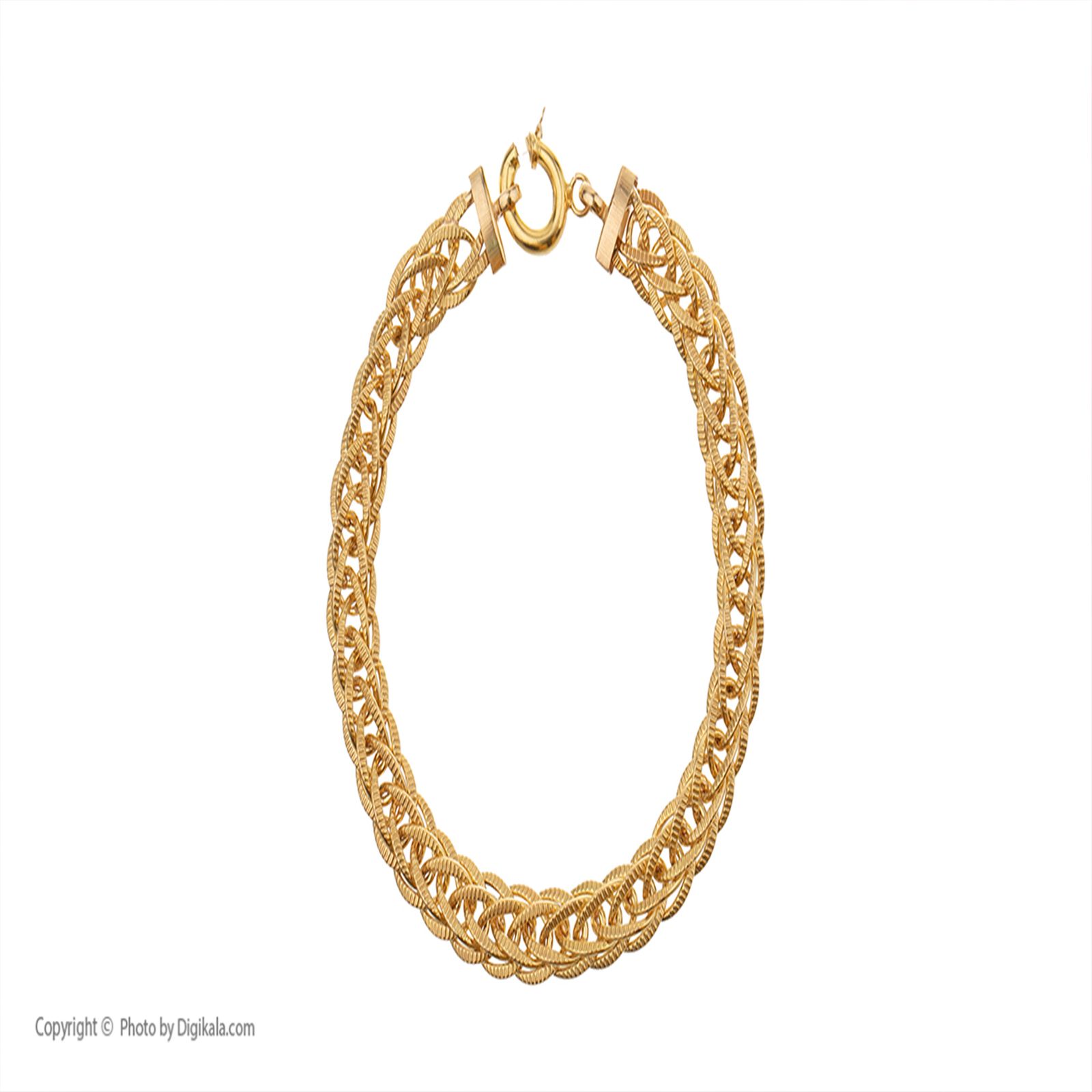 دستبند النگو طلا 18 عیار زنانه آلند کد D33 -  - 3