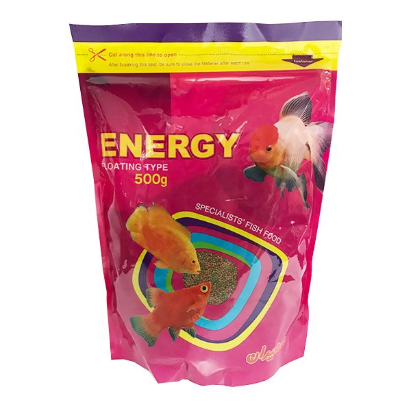 غذا خشک ماهی انرژی مدل floting وزن 500 گرم غذا خشک ماهی انرژی مدل floting وزن 500 گرم