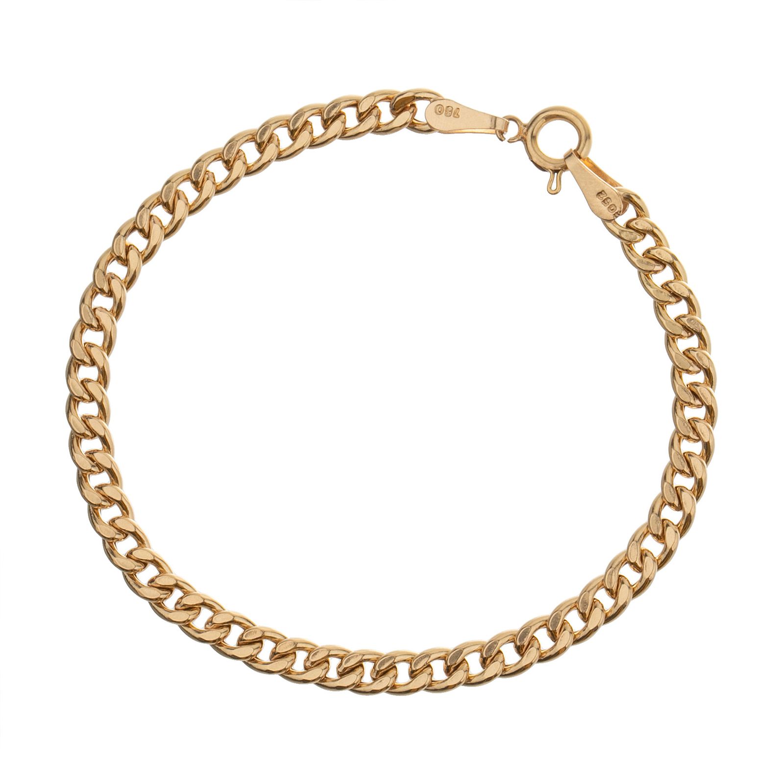 دستبند طلا 18 عیار زنانه آلند کد D34 -  - 1