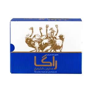 صابون لایه بردار راگا مدل شترمرغ کد 01 وزن 90 گرم