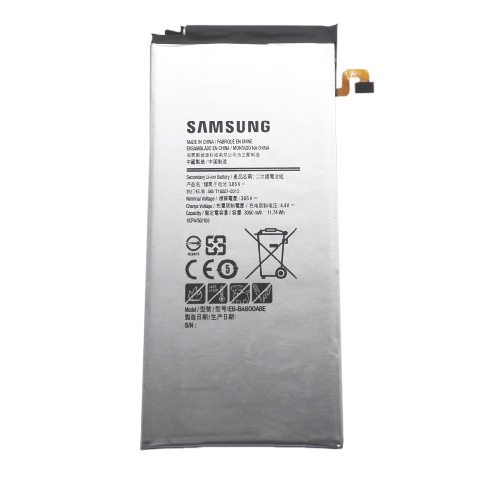 باتری موبایل مدل EB-BA800ABE ظرفیت3050میلی آمپر ساعت مناسب برای گوشی موبایل سامسونگ  Galaxy A8