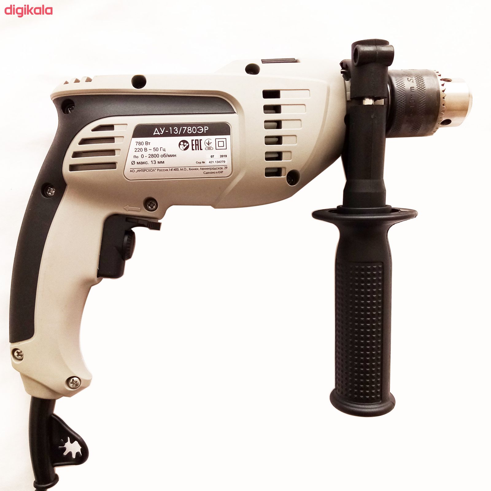 دریل چکشی اینتراسکول مدل DU-13/780E main 1 3