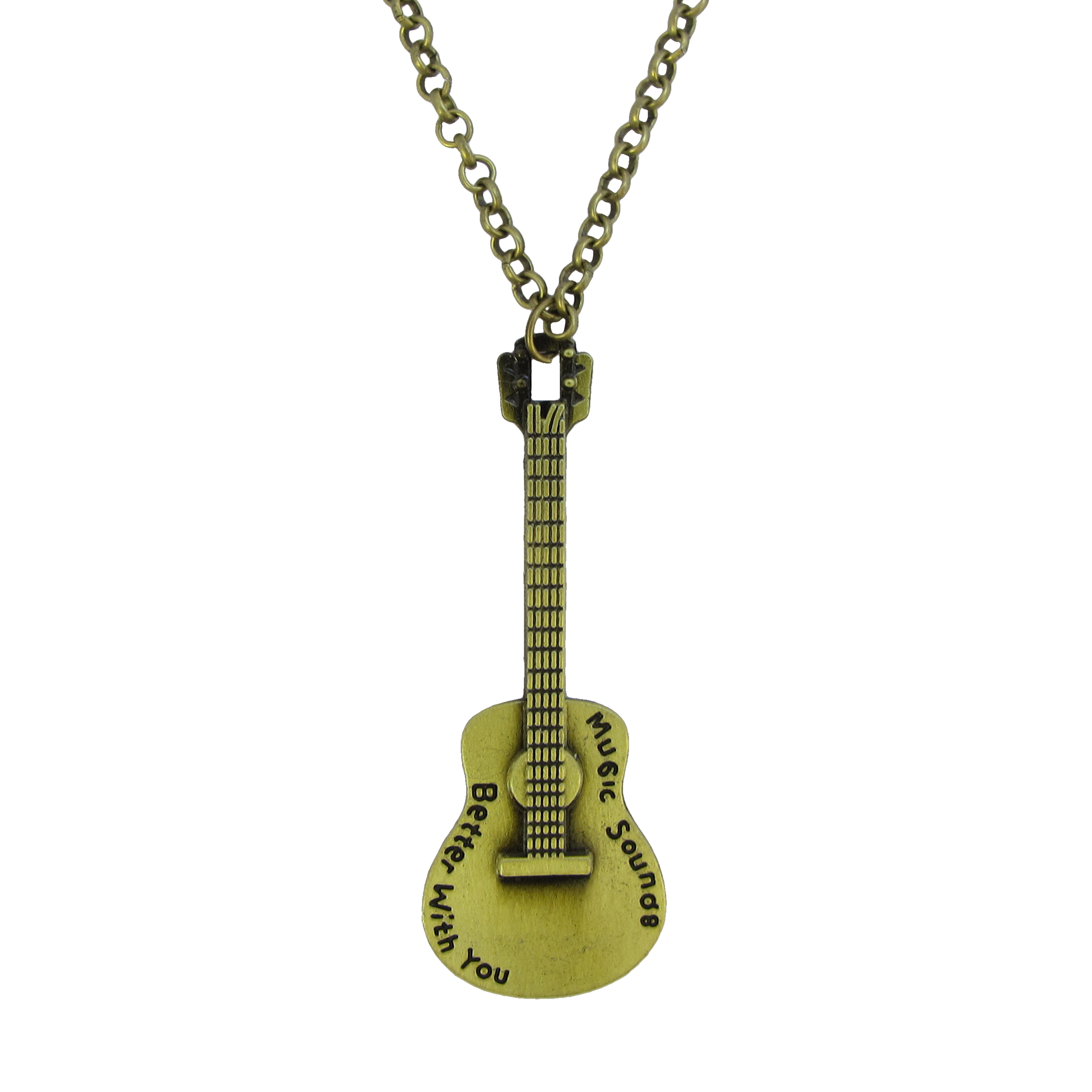 گردنبند طرح گیتار کد 022