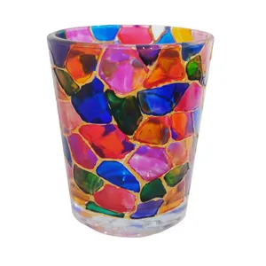 جاشمعی طرح رنگارنگ کد 01
