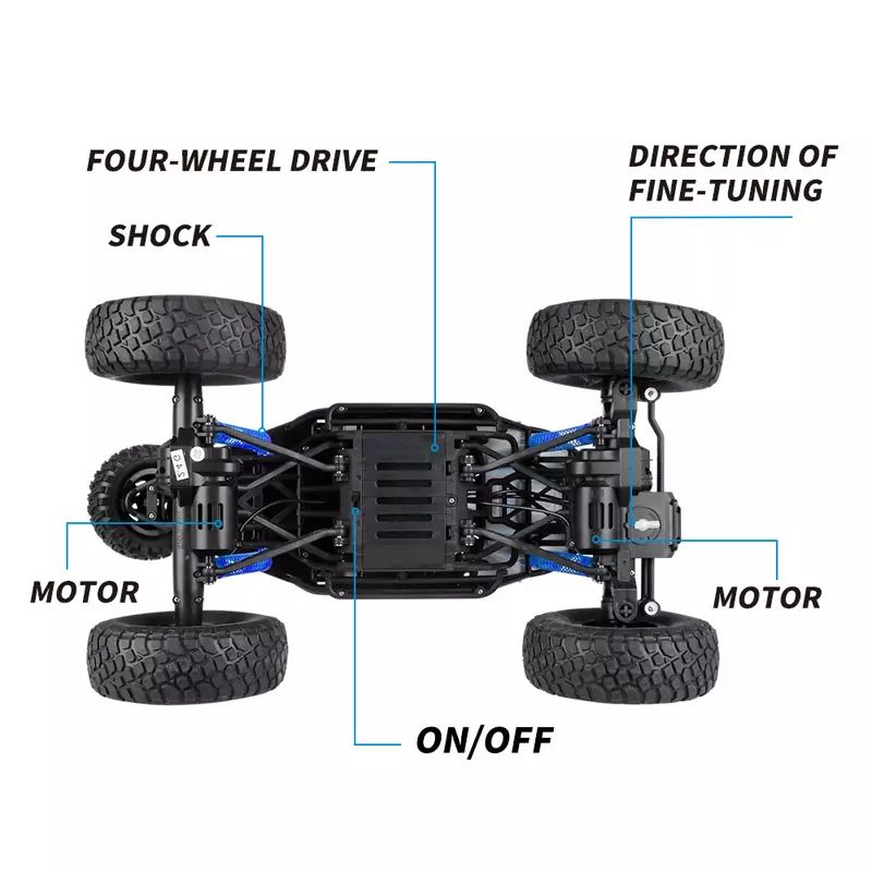 ماشین کنترلی ام زد طرح آفرود مدل Climbing Car  -  - 19