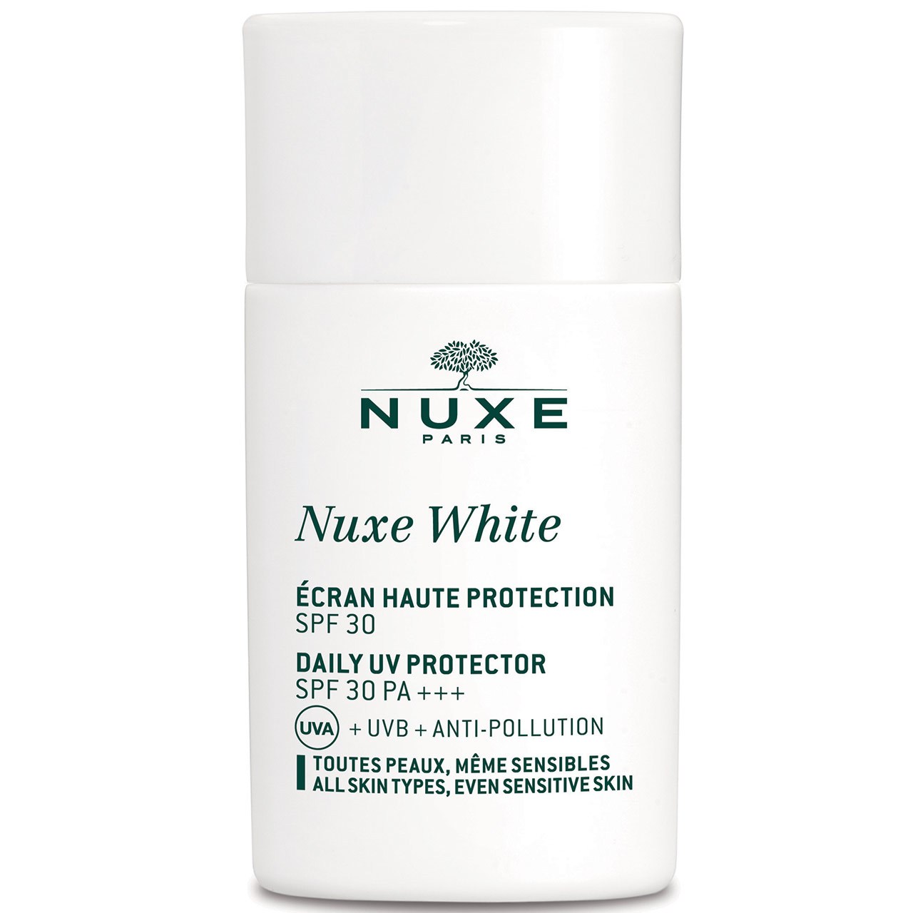 فلویید ضد آفتاب نوکس مدل Nuxe White SPF30 حجم 30 میلی لیتر