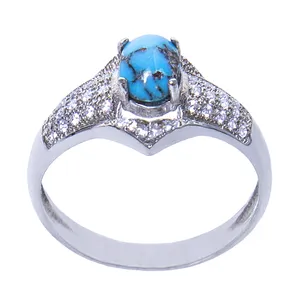 انگشتر نقره زنانه کد AWR-156