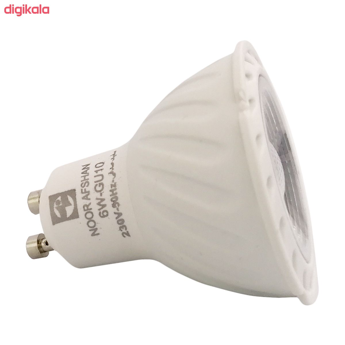 لامپ هالوژن ال ای دی 6 وات نور افشان مدل NA610 پایه GU10 