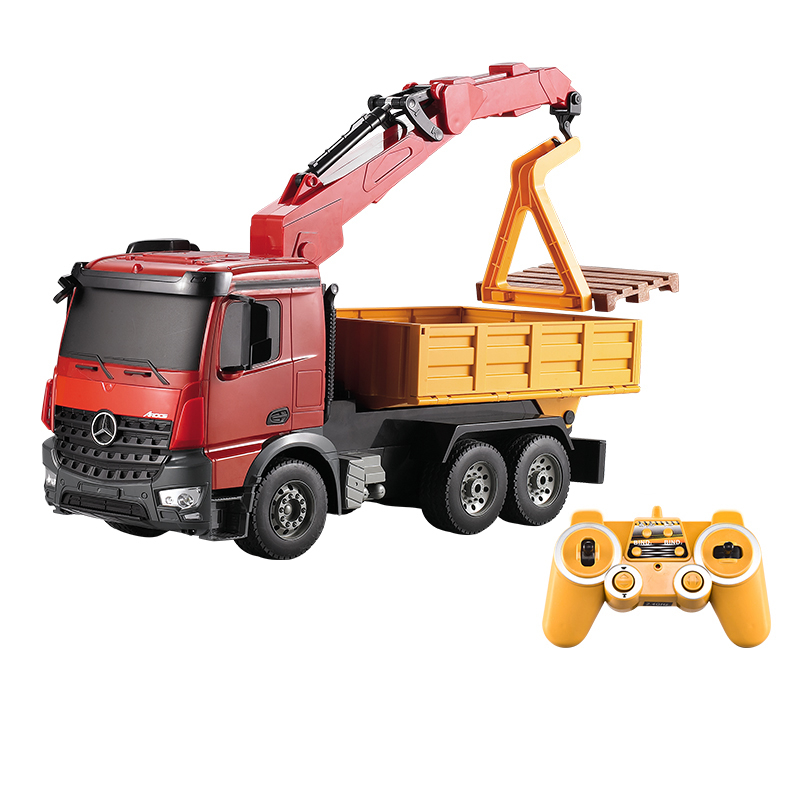 ماشین بازی کنترلی دابل ای مدل Mercedes-Benz Arocs Crane