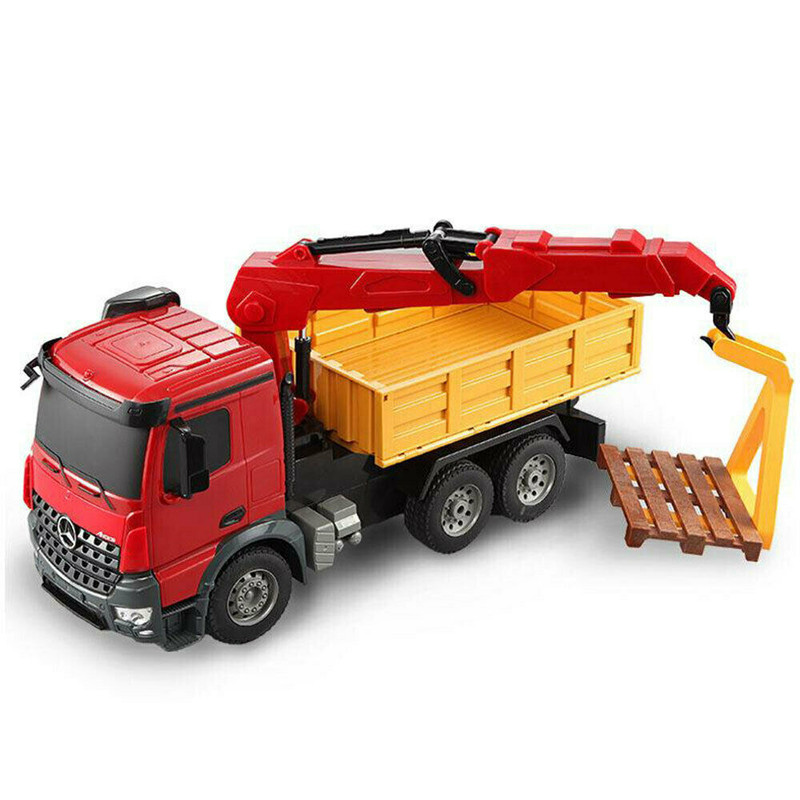 ماشین بازی کنترلی دابل ای مدل Mercedes-Benz Arocs Crane