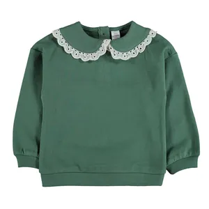 سویشرت دخترانه ال سی وایکیکی مدل 0S7398Z1 - GRY