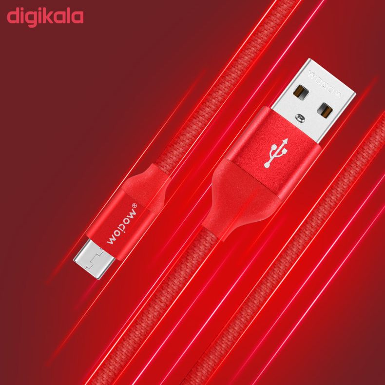 کابل تبدیل USB به microUSB وپو مدل LC908 طول 1 متر main 1 6