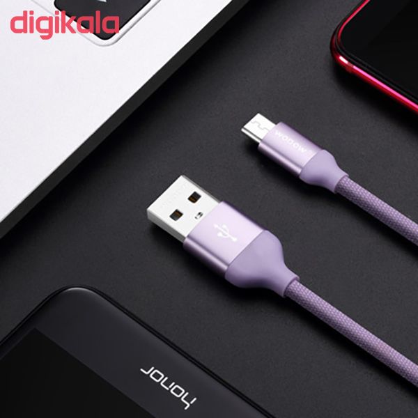کابل تبدیل USB به microUSB وپو مدل LC908 طول 1 متر main 1 12