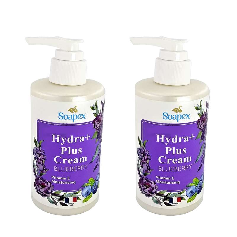 کرم آبرسان سوپکس مدل BLUEBERRY حجم 250 میلی لیتر مجموعه 2 عددی