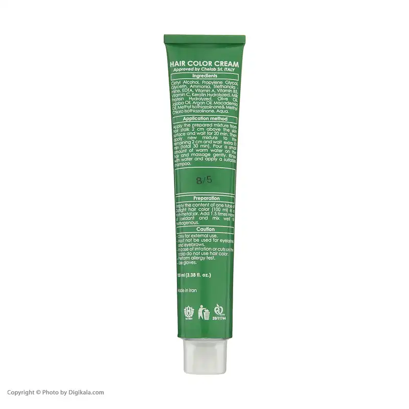 رنگ مو دورلایت شماره 8.5 حجم 100 میلی لیتر رنگ بلوند طلایی روشن