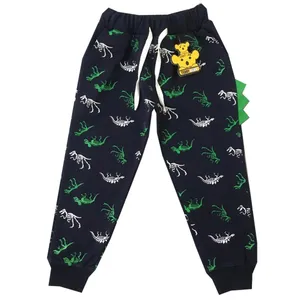 شلوار پسرانه خرس کوچولو مدل دایناسور کد 002