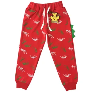 شلوار پسرانه خرس کوچولو مدل دایناسور کد 003