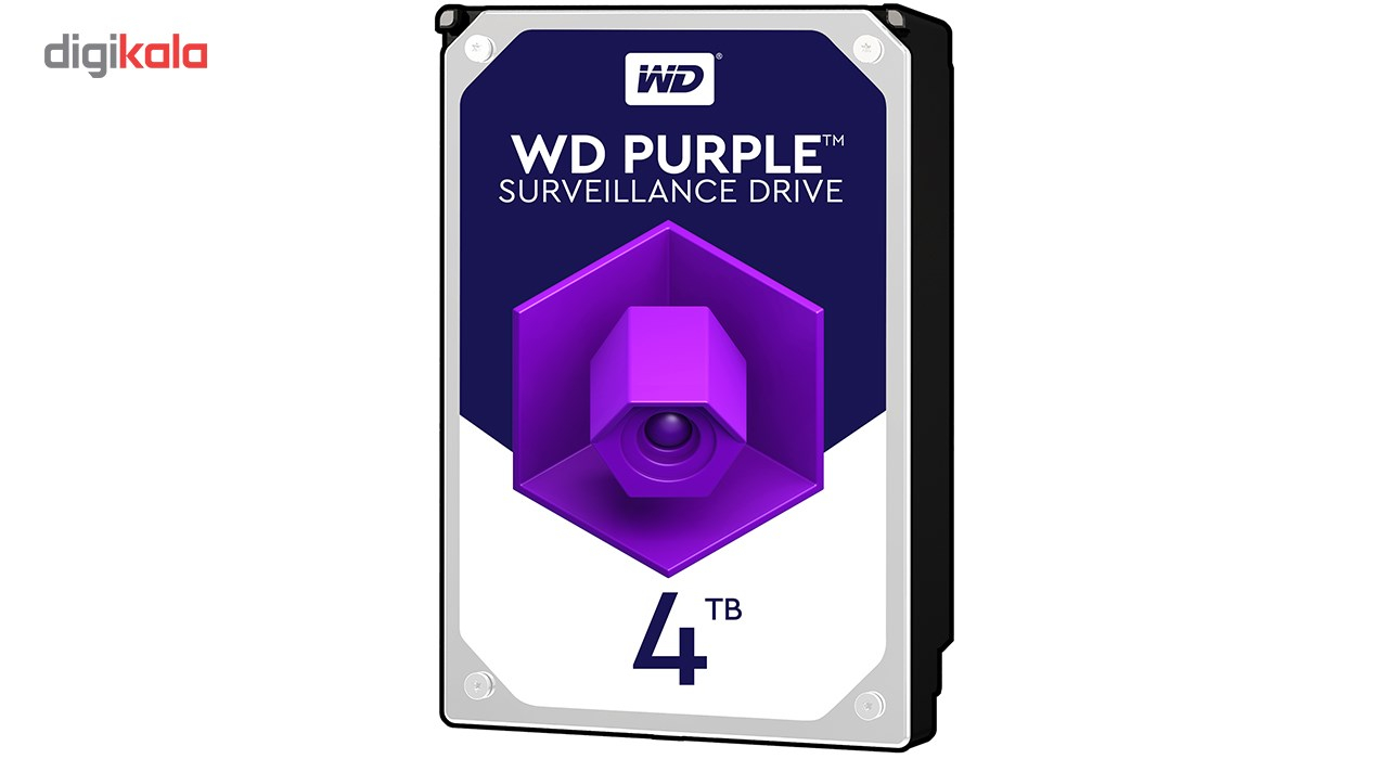 هارددیسک اینترنال وسترن دیجیتال مدل Purple WD40PURZ ظرفیت 4 ترابایت