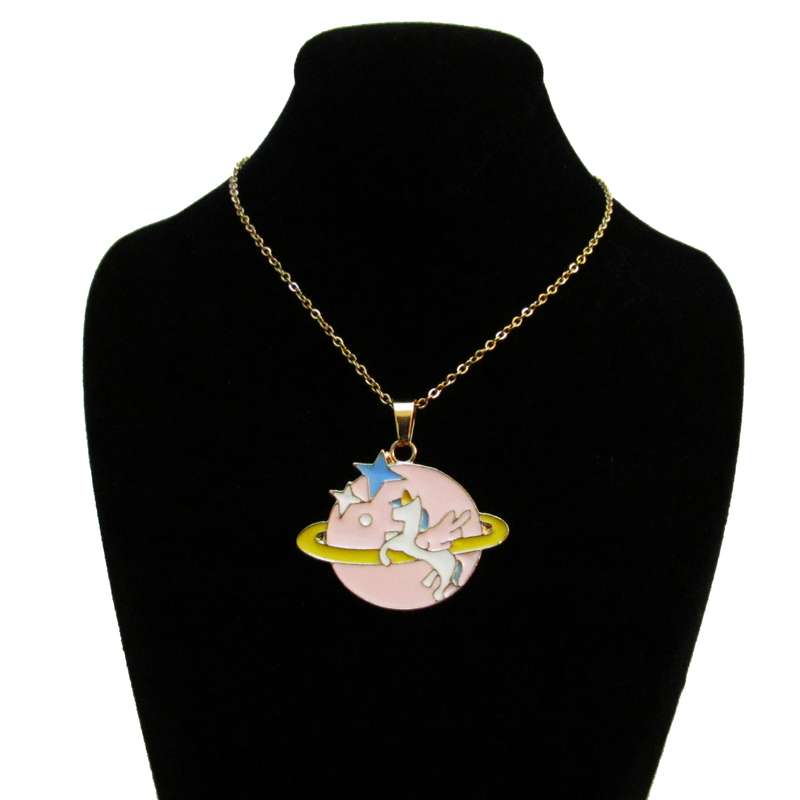 گردنبند دخترانه طرح پونی پرنده کد 700