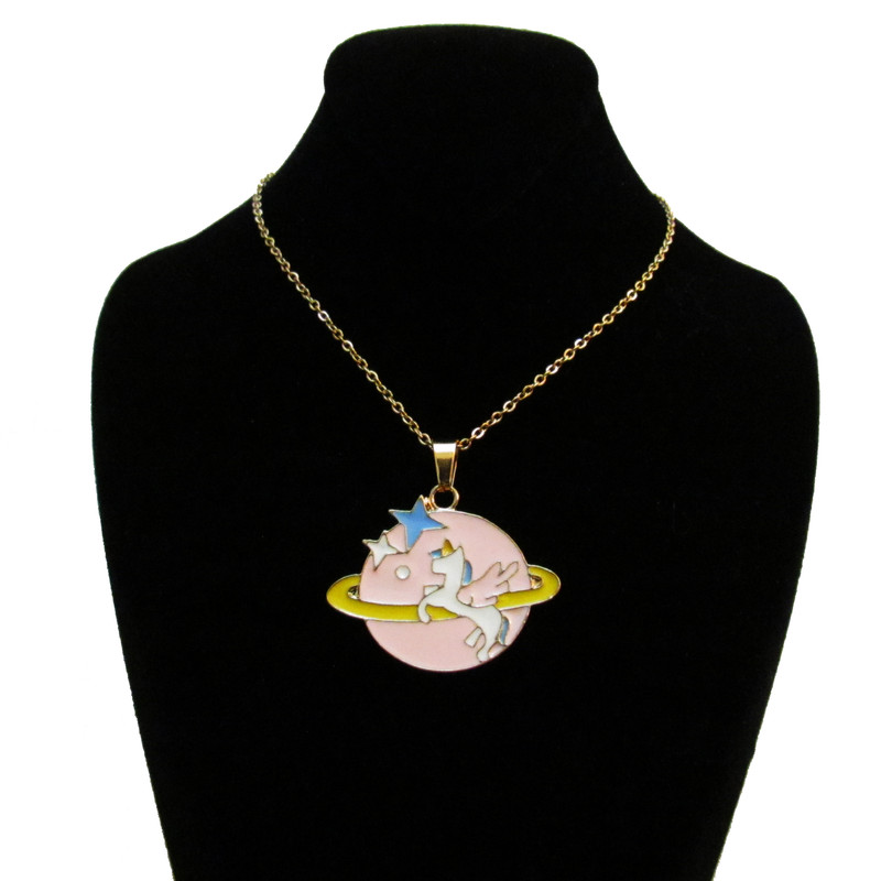 گردنبند دخترانه طرح پونی پرنده کد 700