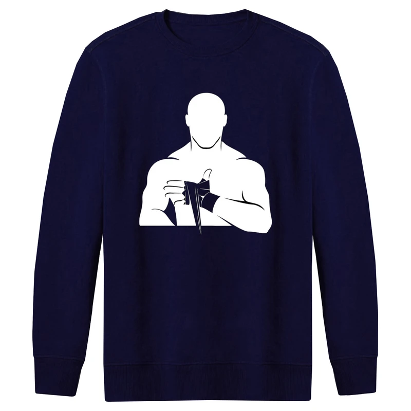 سویشرت مردانه طرح بوکسور کد F180