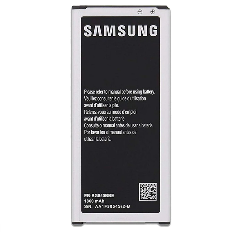 باتری موبایل مدل EB-BG850BBE ظرفیت 1860میلی آمپر ساعت مناسب برای گوشی موبایل سامسونگ Galaxy Alpha G850
