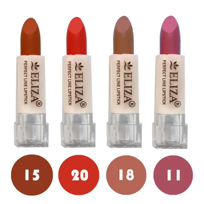 رژ لب جامد الیزا مدل Mini-F3 بسته ۴ عددی