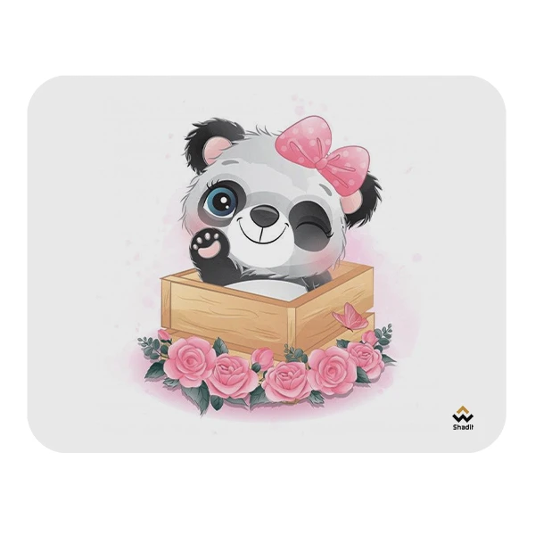 ماوس پد شادیت مدل پاندا کیوت کد03 سایز24*19سانتی متر