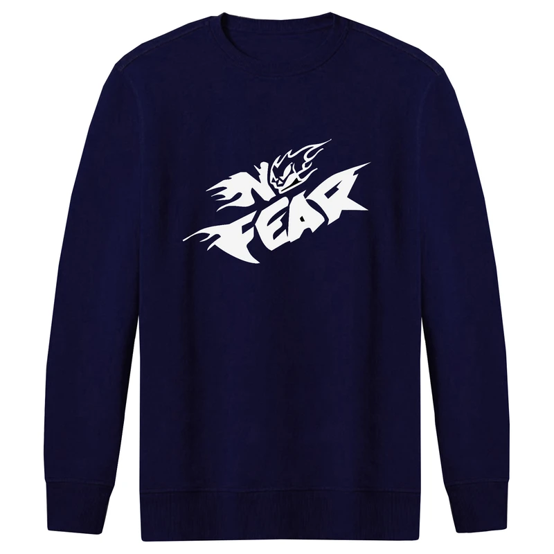 سویشرت مردانه طرح NO FEAR کد F213 رنگ سرمه ای