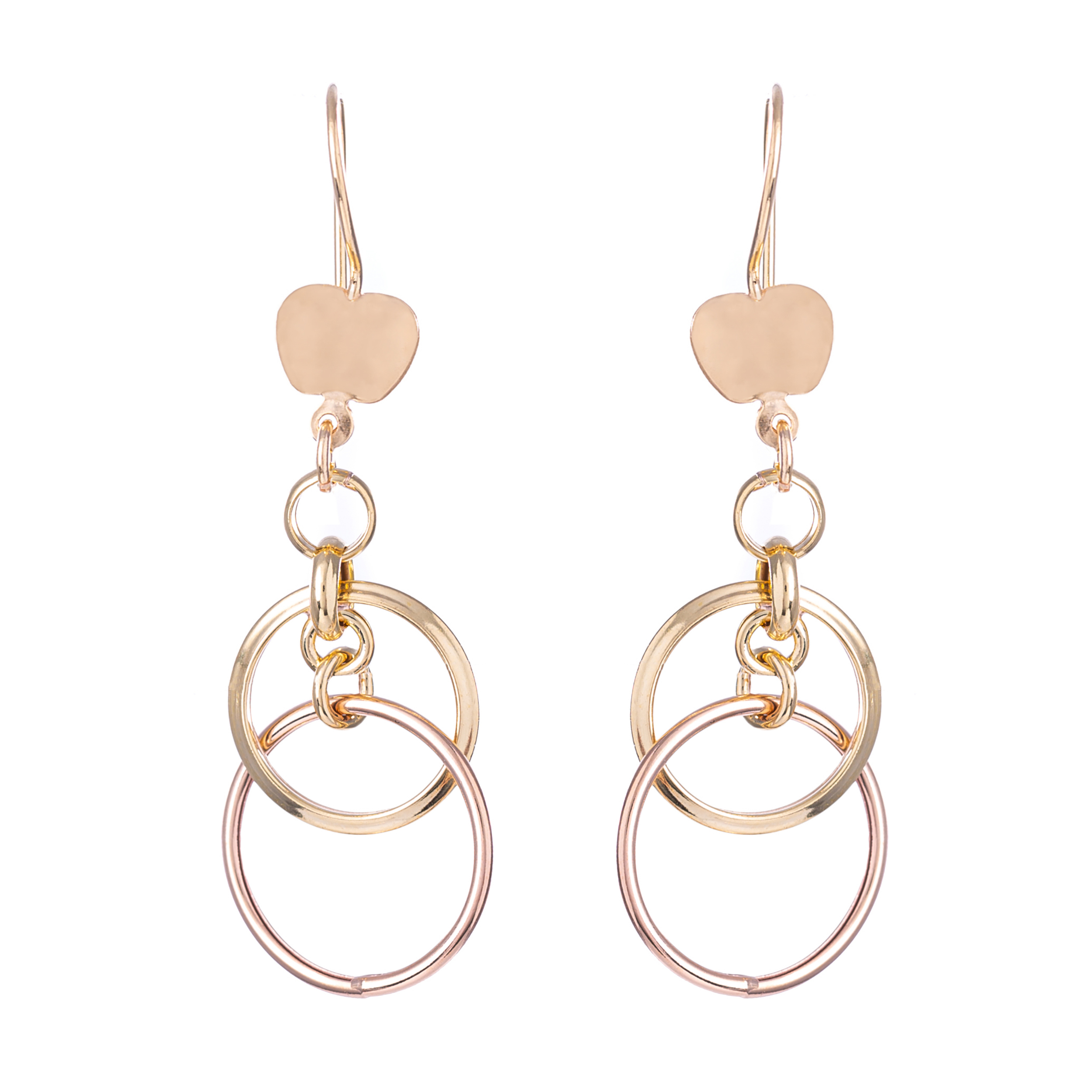 گوشواره طلا 18 عیار زنانه کد AG08