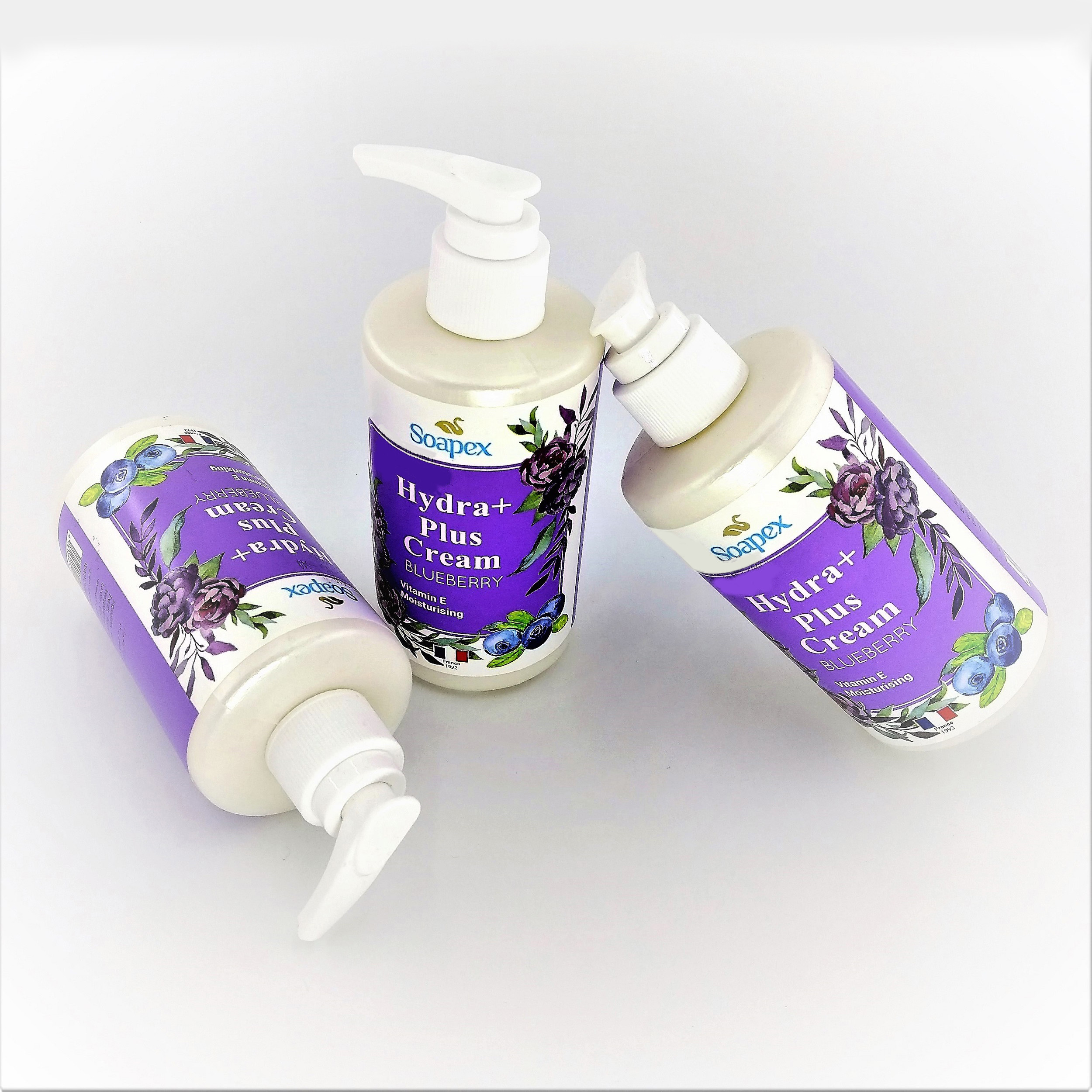 کرم آبرسان سوپکس مدل BLUEBERRY حجم 250 میلی لیتر مجموعه 2 عددی