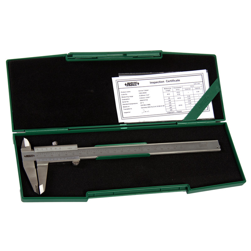 کولیس اینسایز مدل1205-2002S گستره 0-200 میلی متر کولیس اینسایز مدل1205-2002S گستره 0-200 میلی متر