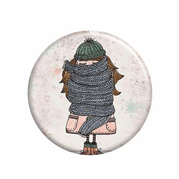 پیکسل طرح دختر زمستان کد 0016