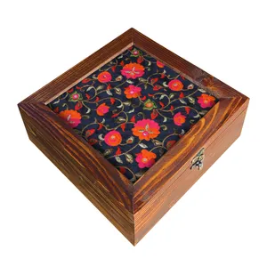   جعبه هدیه چوبی کد D113