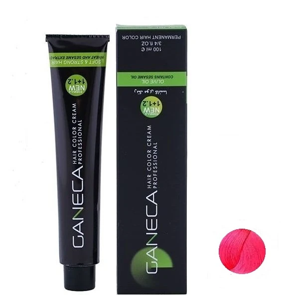 رنگ مو گانسا شماره AS1 حجم 100 میلی لیتر رنگ صورتی 