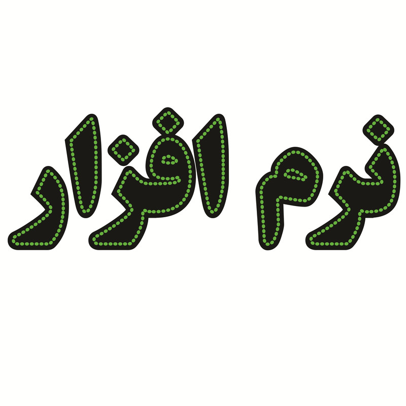 تابلو ال ای دی طرح نرم افزار کد 1215