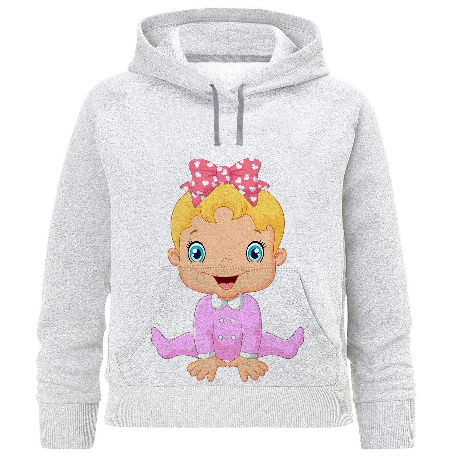 هودی دخترانه طرح baby کد F413