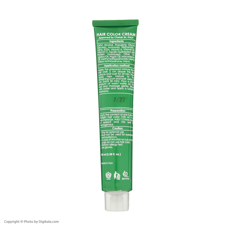 رنگ مو دورلایت شماره 7.77 حجم 100 میلی لیتر رنگ مسی غروب آفتاب