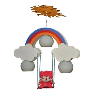 چراغ آویز کودک مدل خورشید