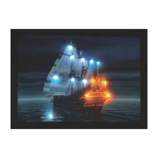 تابلو نوری طرح کشتی تایتانیک کد sh-226