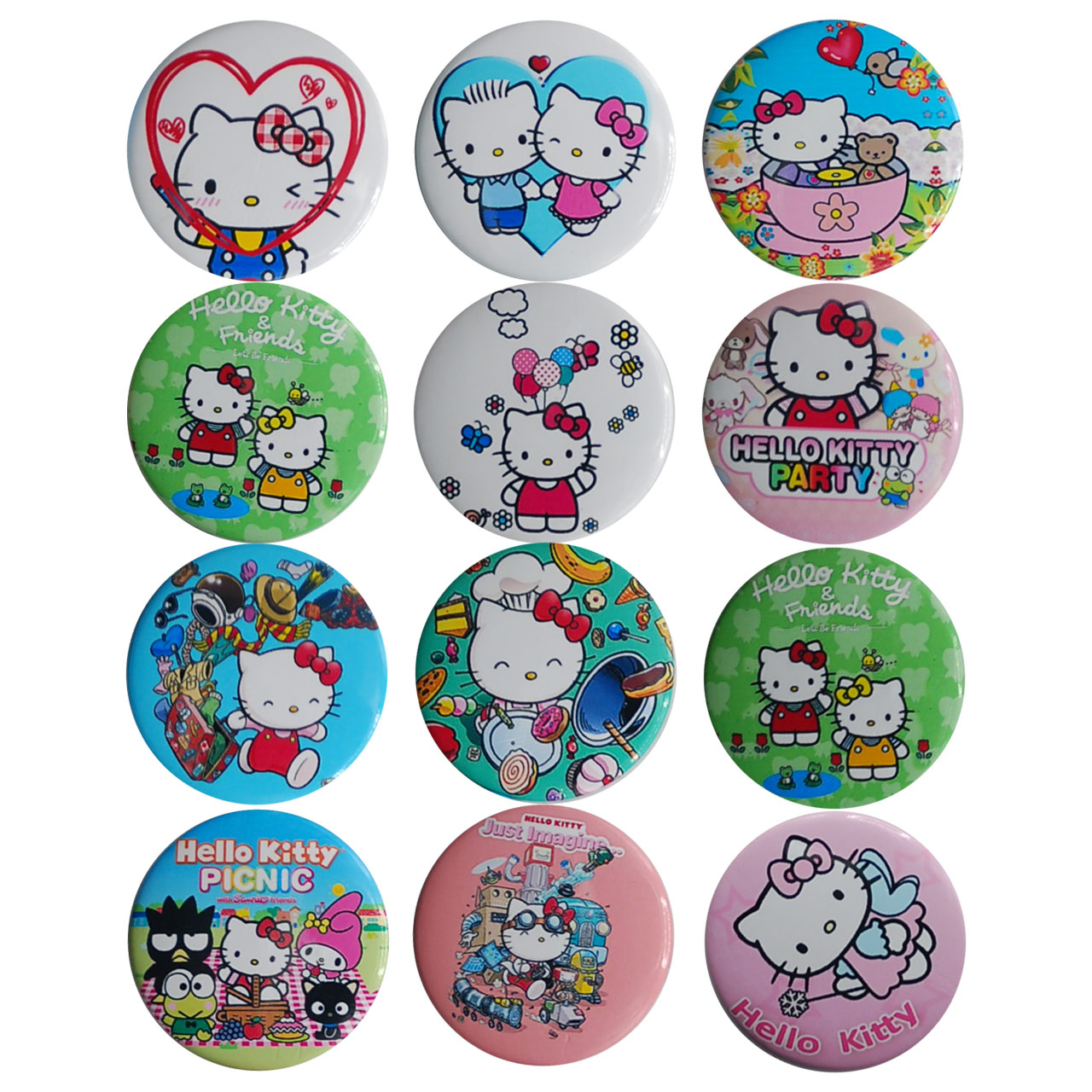 پیکسل طرح کیتی کد B10062 مجموعه 12 عددی